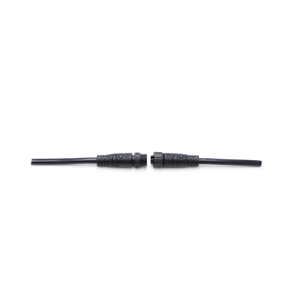 M12 2 Pin Connector Waterproof Threaded IP67