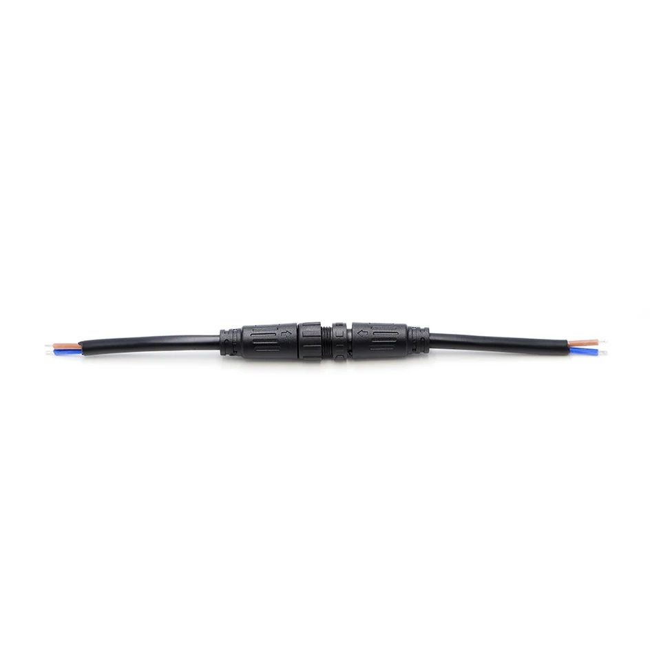 M12 3 Pin Connector Waterproof Threaded IP67