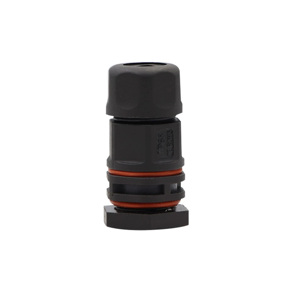 M16 3 Panel Craidd Mount Threaded Waterproof Connector IP67